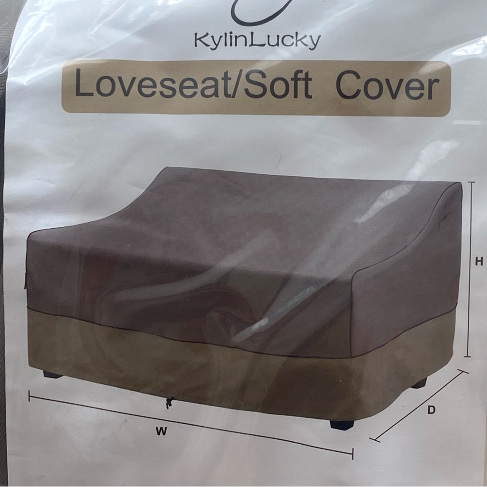 Loveseat Soft Cover by Kylin Lucky for patio furniture
